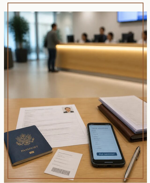 Запись в визовый центр в Хабаровске для подачи документов