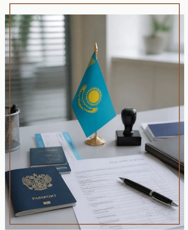 Оформление визы в Казахстан для поездки и работы в Хабаровске