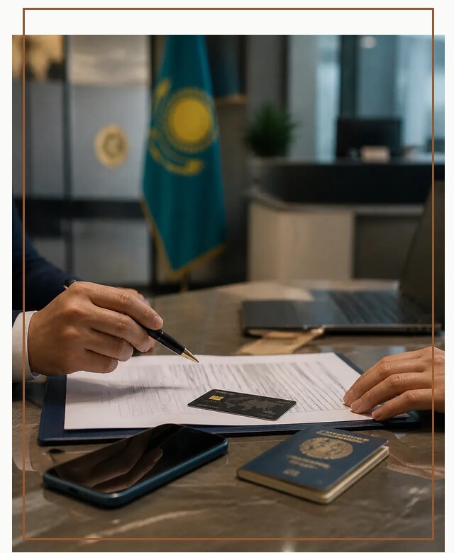 Открытие счета и банковской карты в Казахстане в Хабаровске